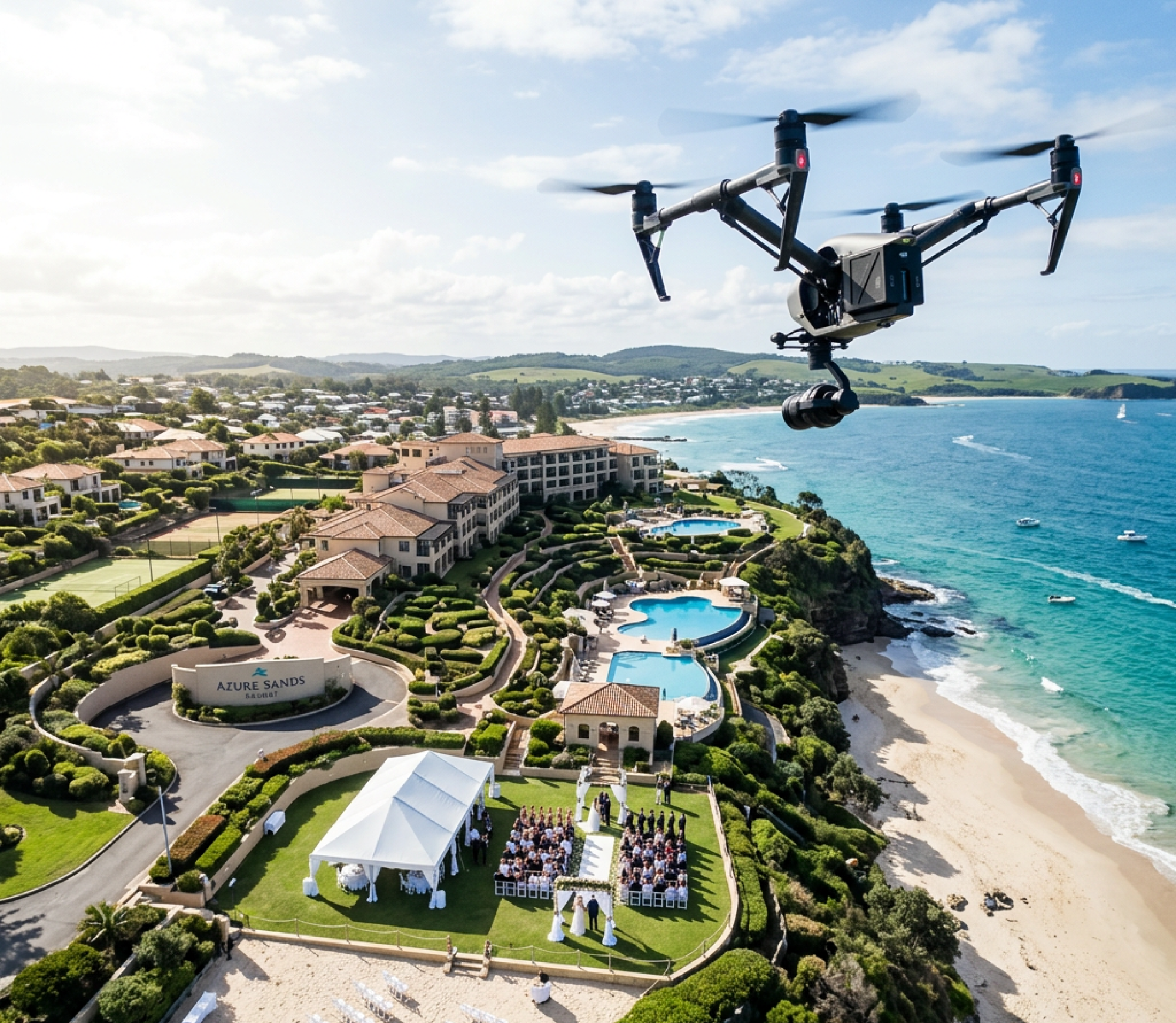 Servicios profesionales de drone para hoteles, bodas e inmobiliarias. Realizamos fotografía y vídeo aéreo de alta calidad para promocionar espacios, eventos y propiedades. Piloto certificado con licencia A1/A3 y STS, cumpliendo normativa vigente. Impulsa tu negocio con imágenes aéreas impactantes y contenido visual premium. Keywords incluidas: drone profesional, fotografía aérea, vídeo drone, hoteles, bodas, inmobiliaria, piloto certificado, A1/A3, STS, contenido visual.